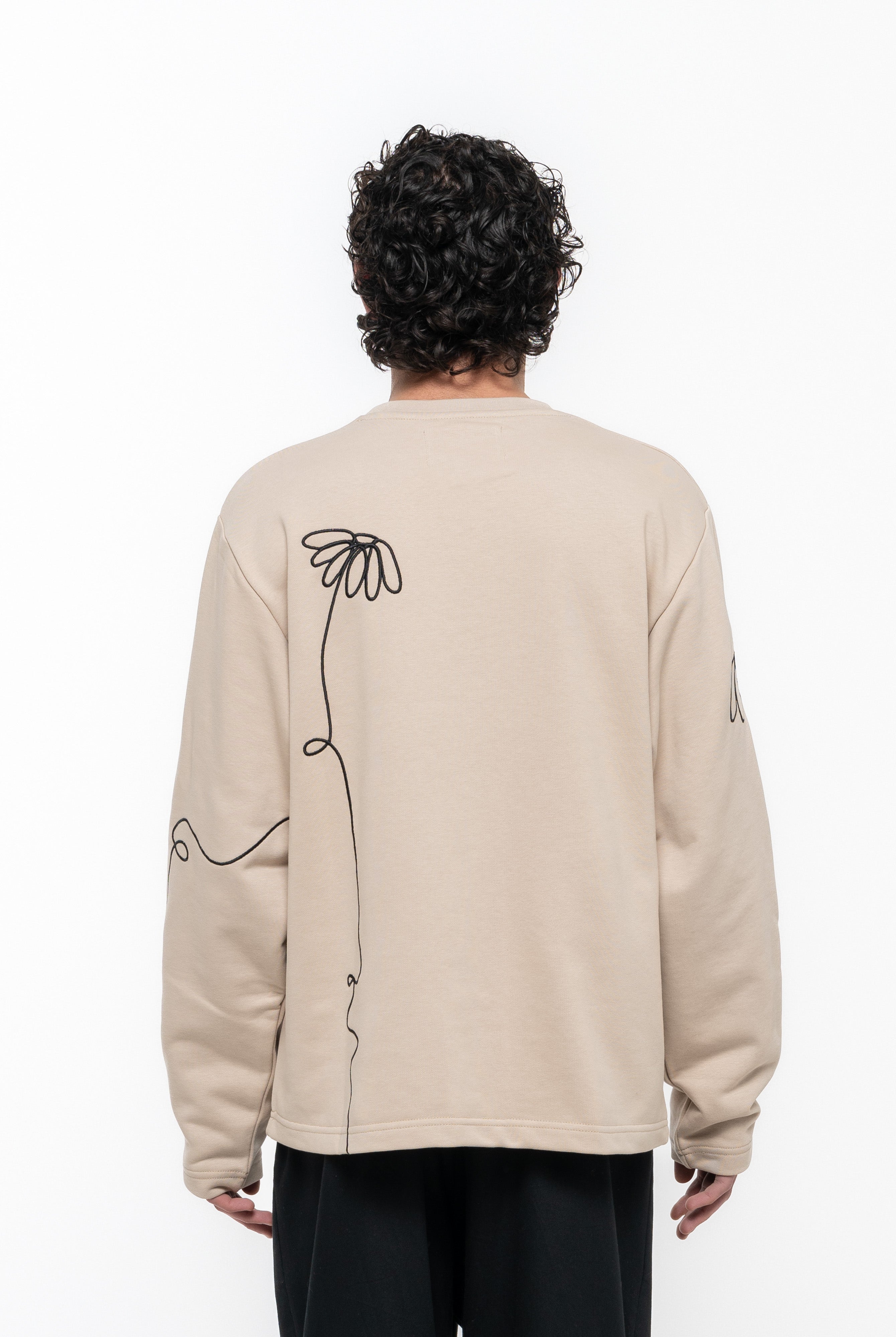 Signature Sweatshirt - Beige- Male - 2