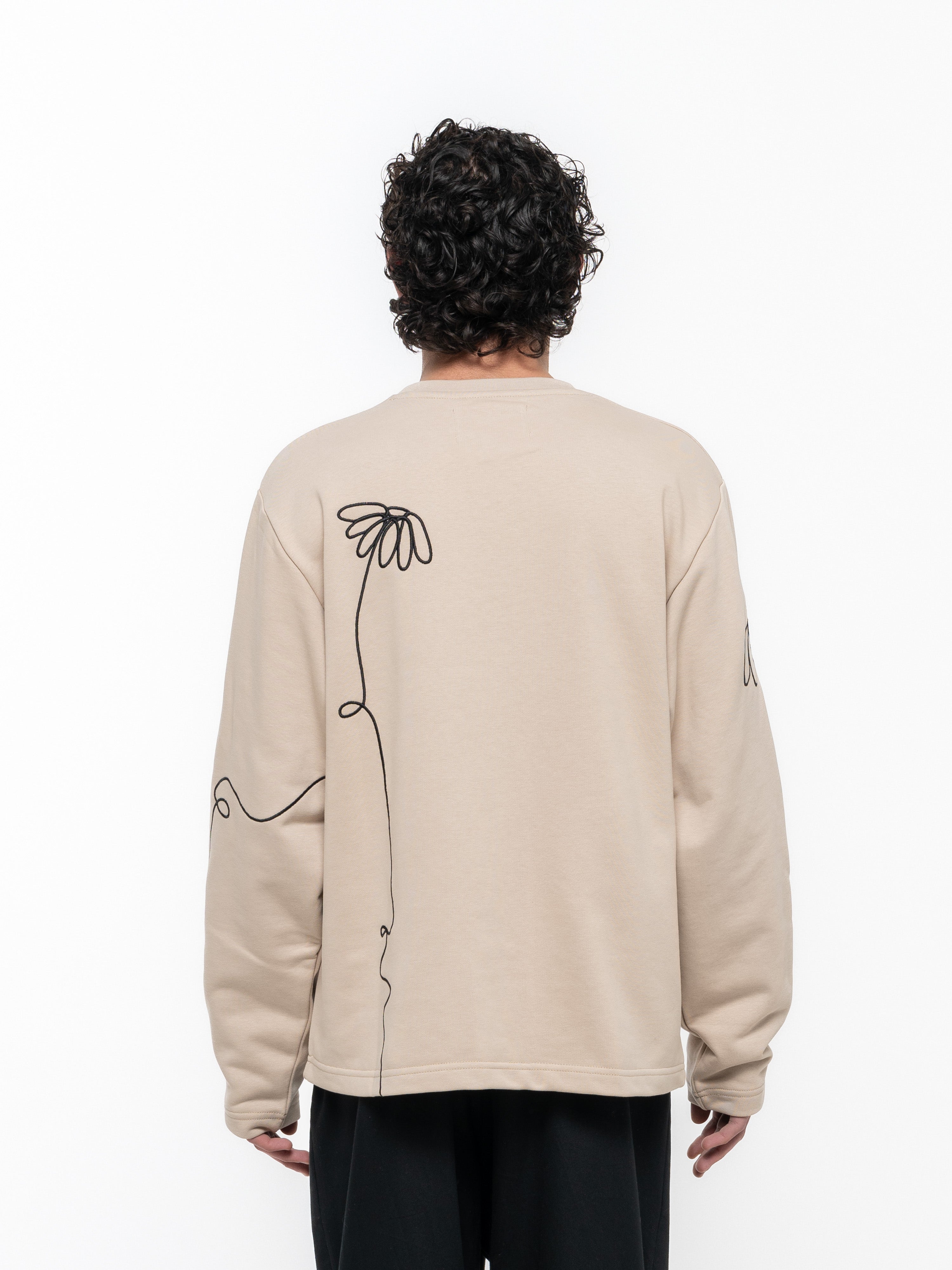 Signature Sweatshirt - Beige- Male - 2