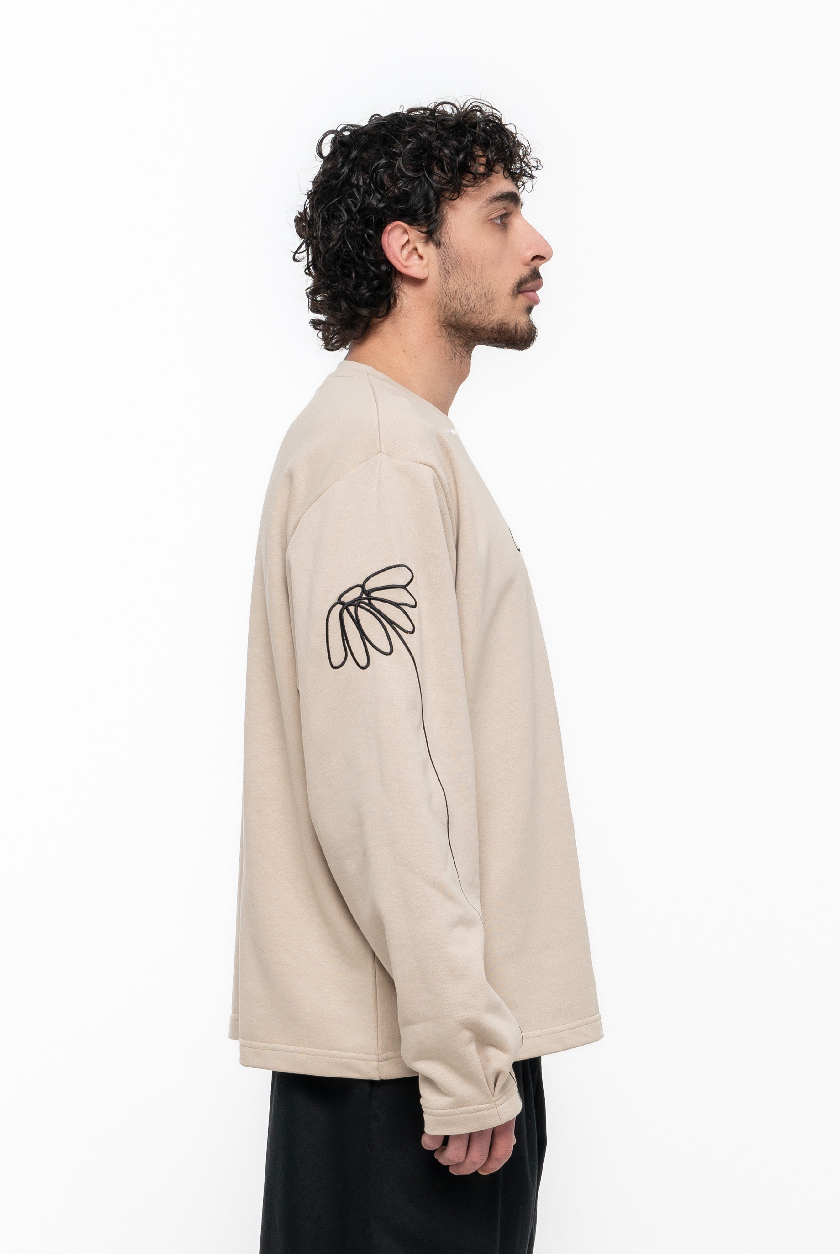 Signature Sweatshirt - Beige- Male - 5