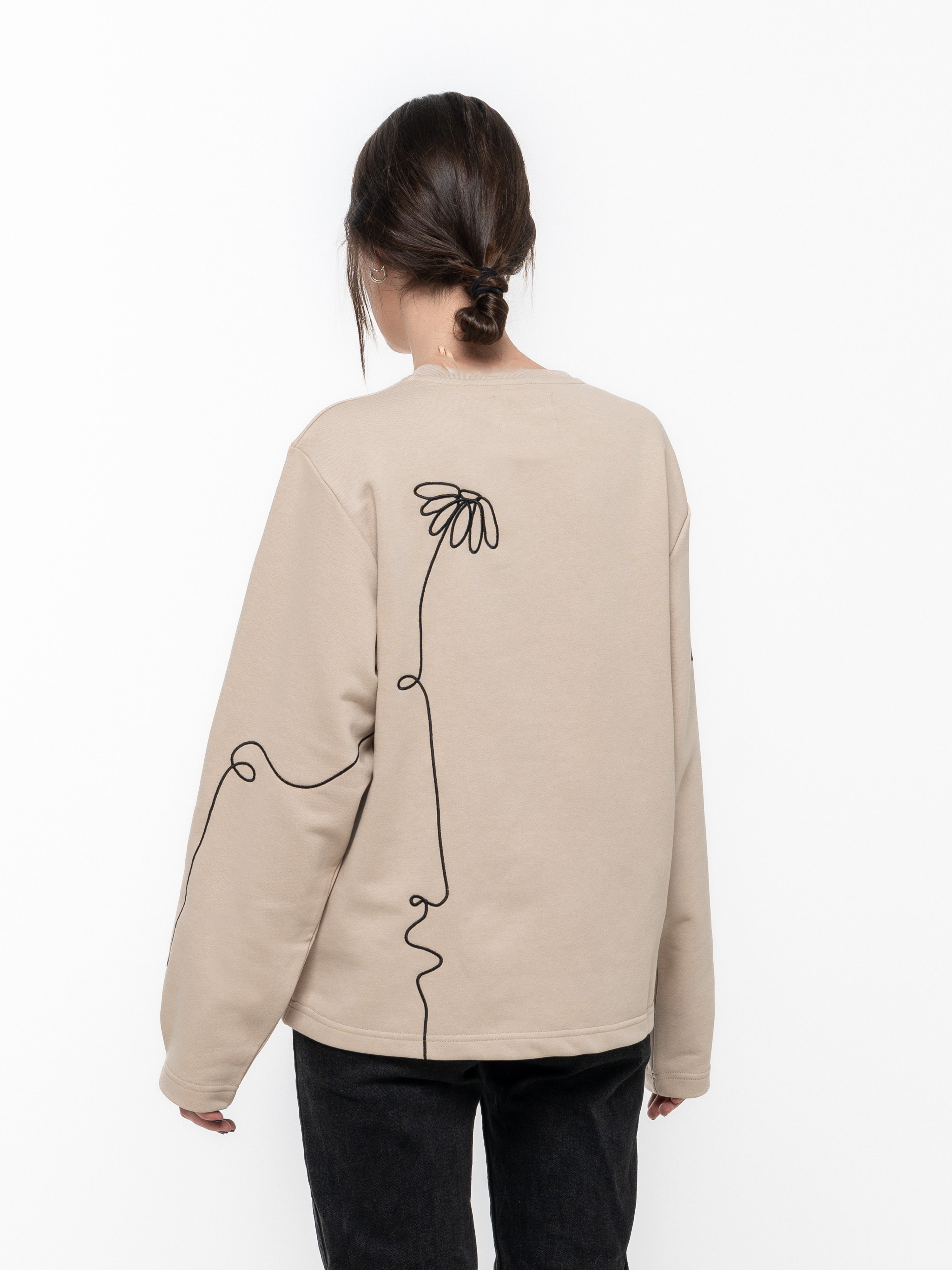 Signature Sweatshirt - Beige - 1