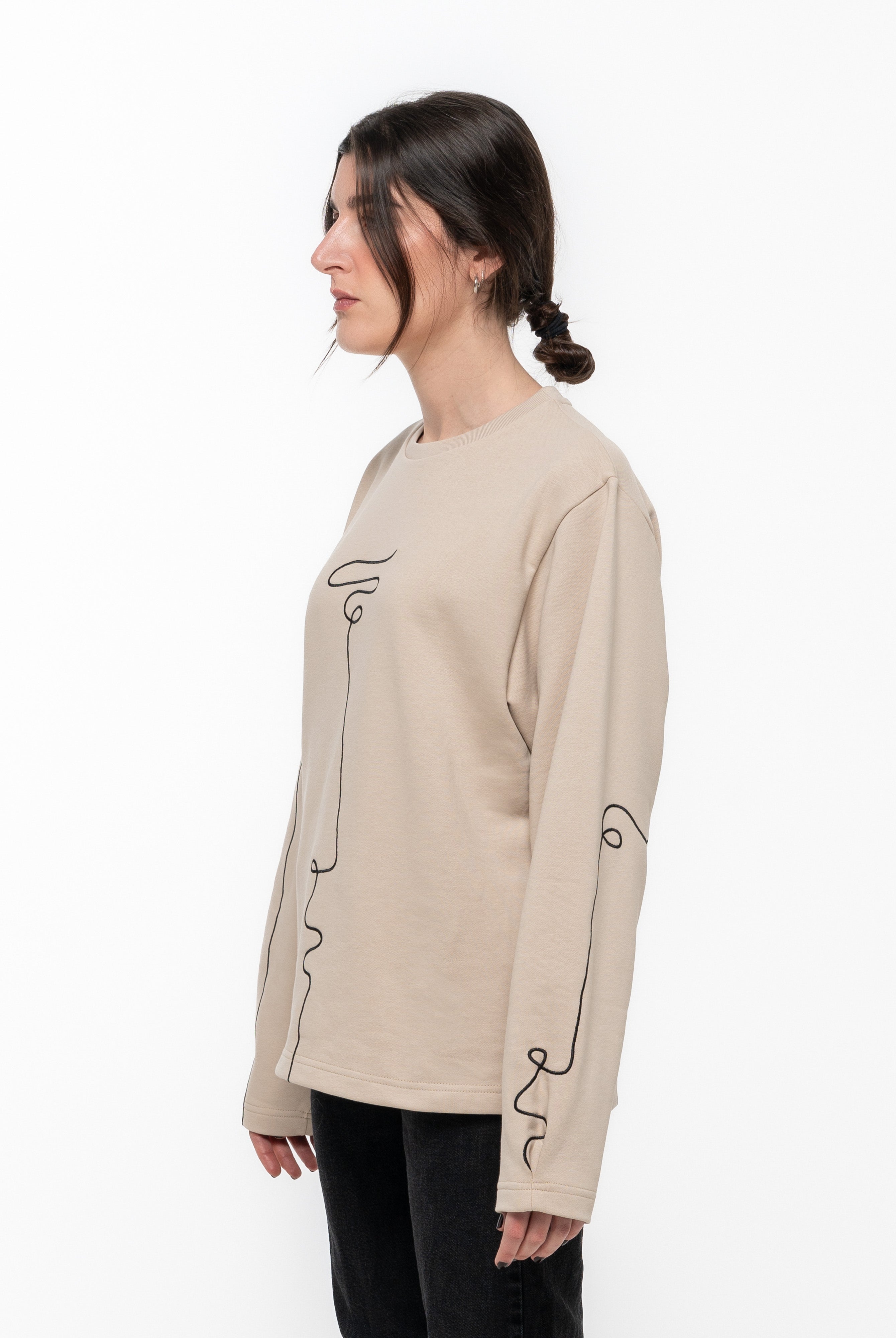 Signature Sweatshirt - Beige - 2