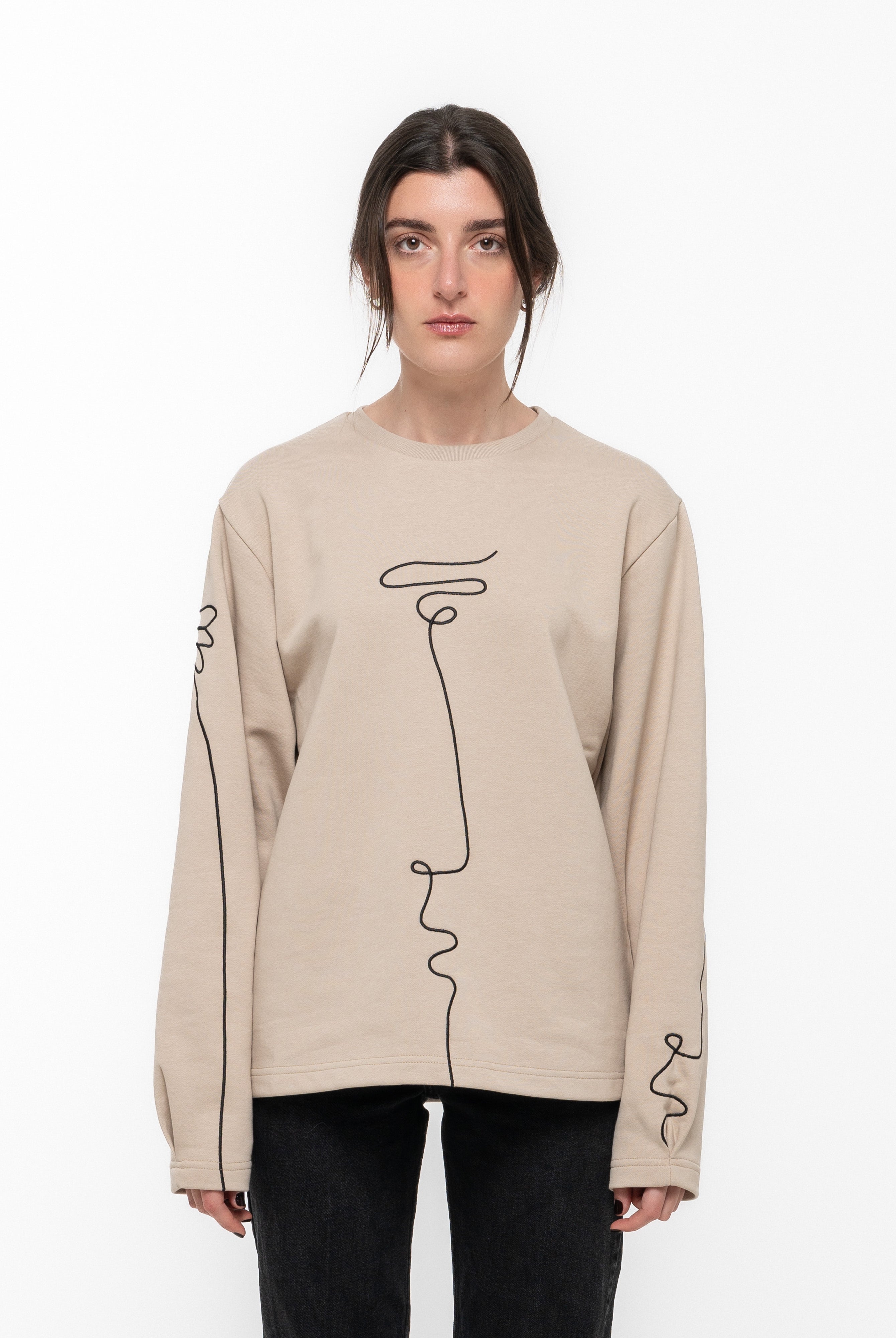 Signature Sweatshirt - Beige - 4