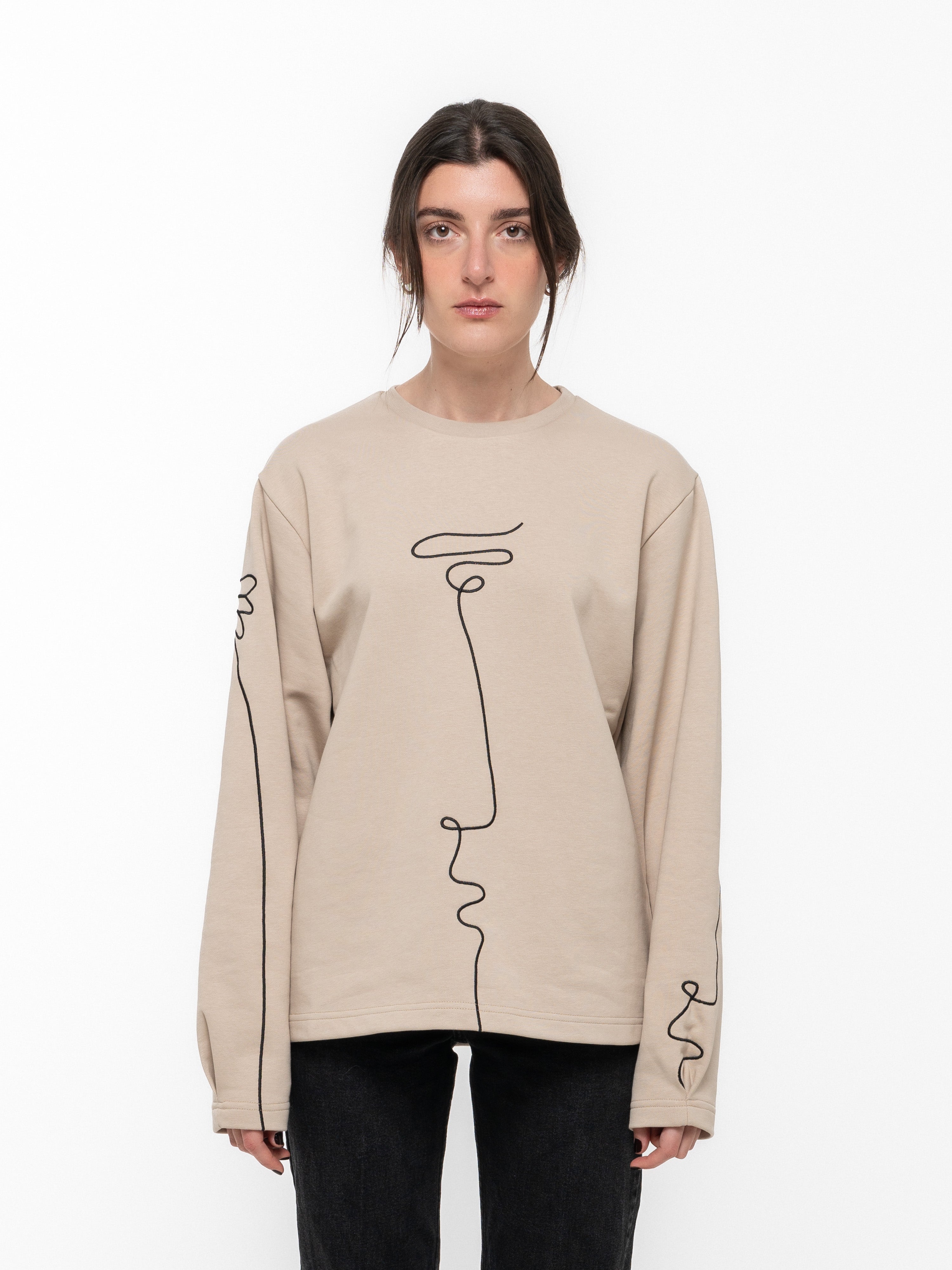 Signature Sweatshirt - Beige - 4