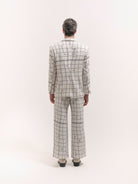 Grid Print Suit Male - 4