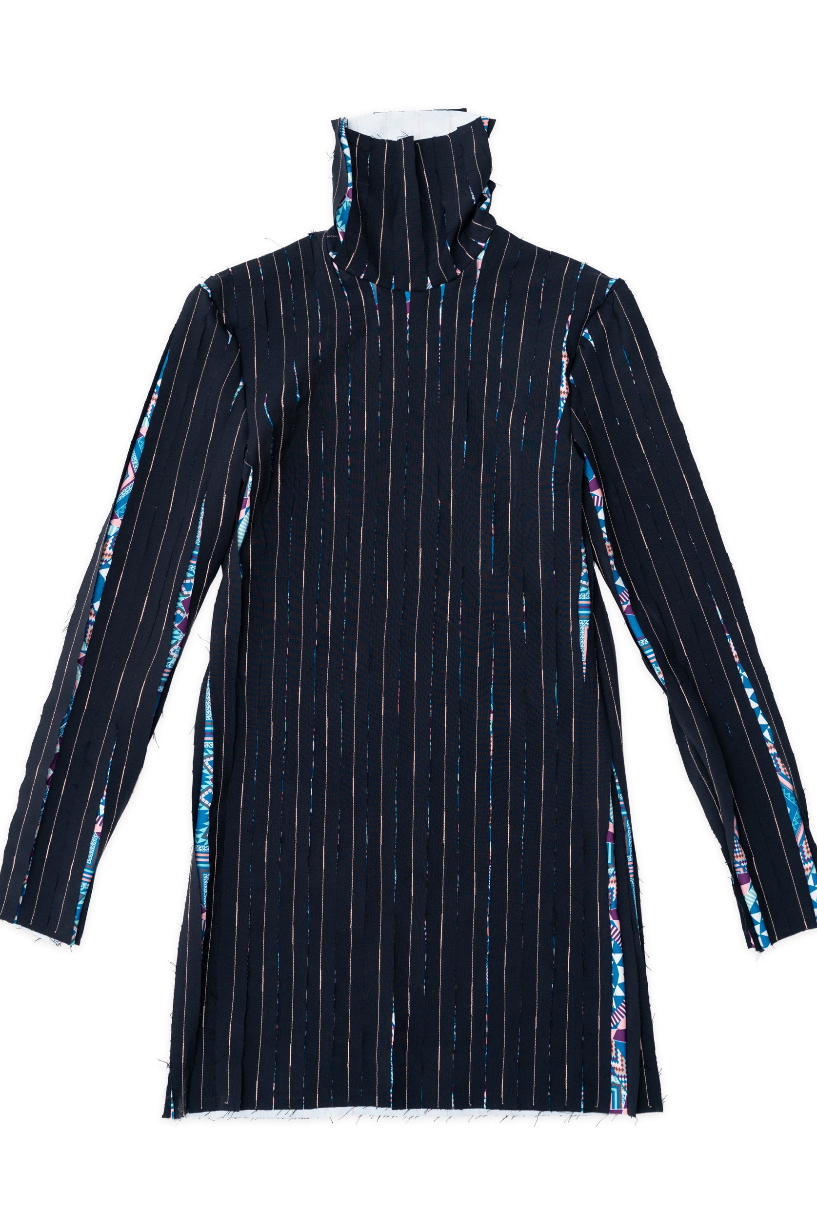 The Shredded TurtleNeck Dress - 1