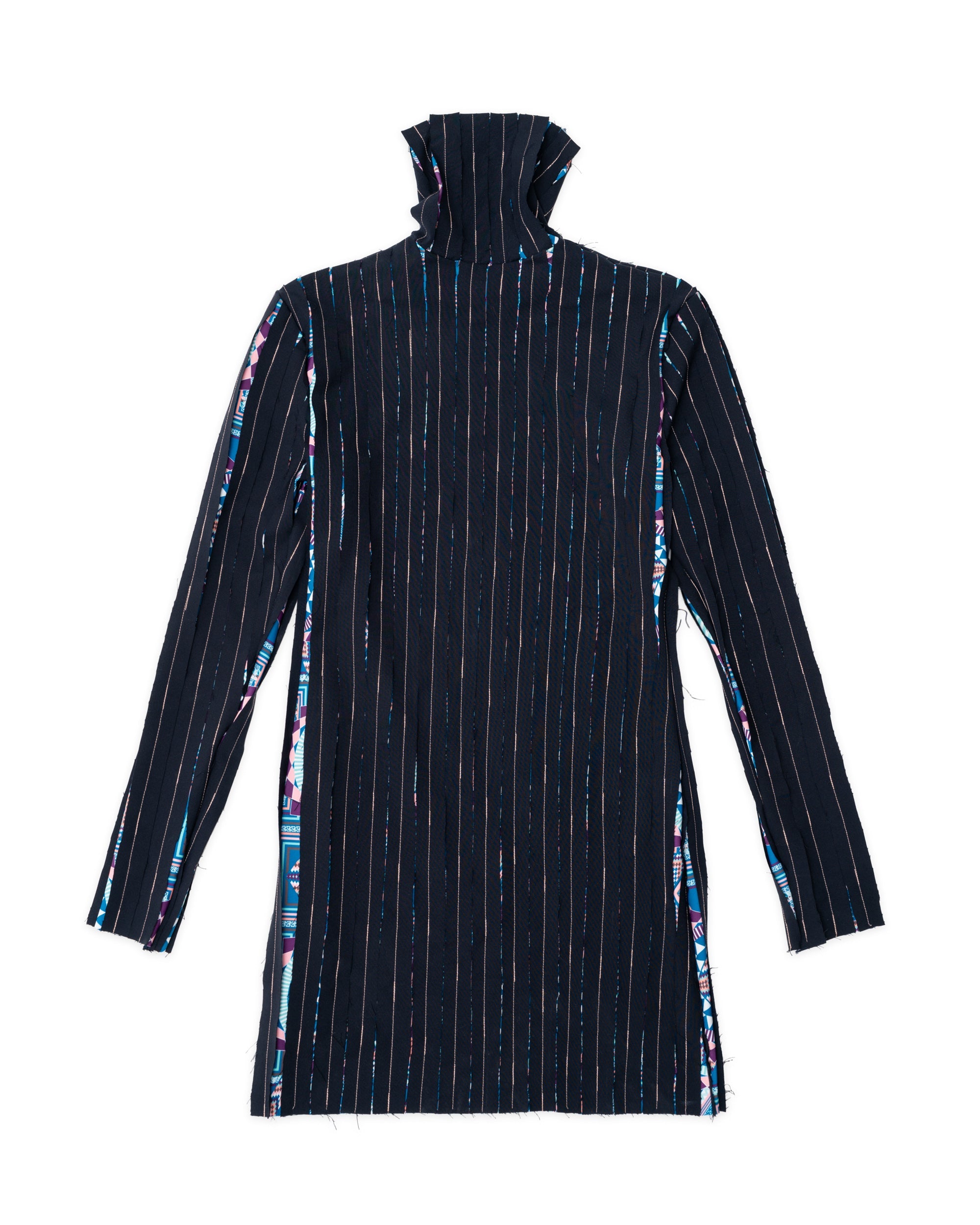 The Shredded TurtleNeck Dress - 2