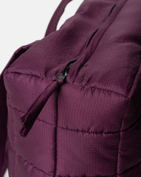 Aubergine Midi Puffer Bag