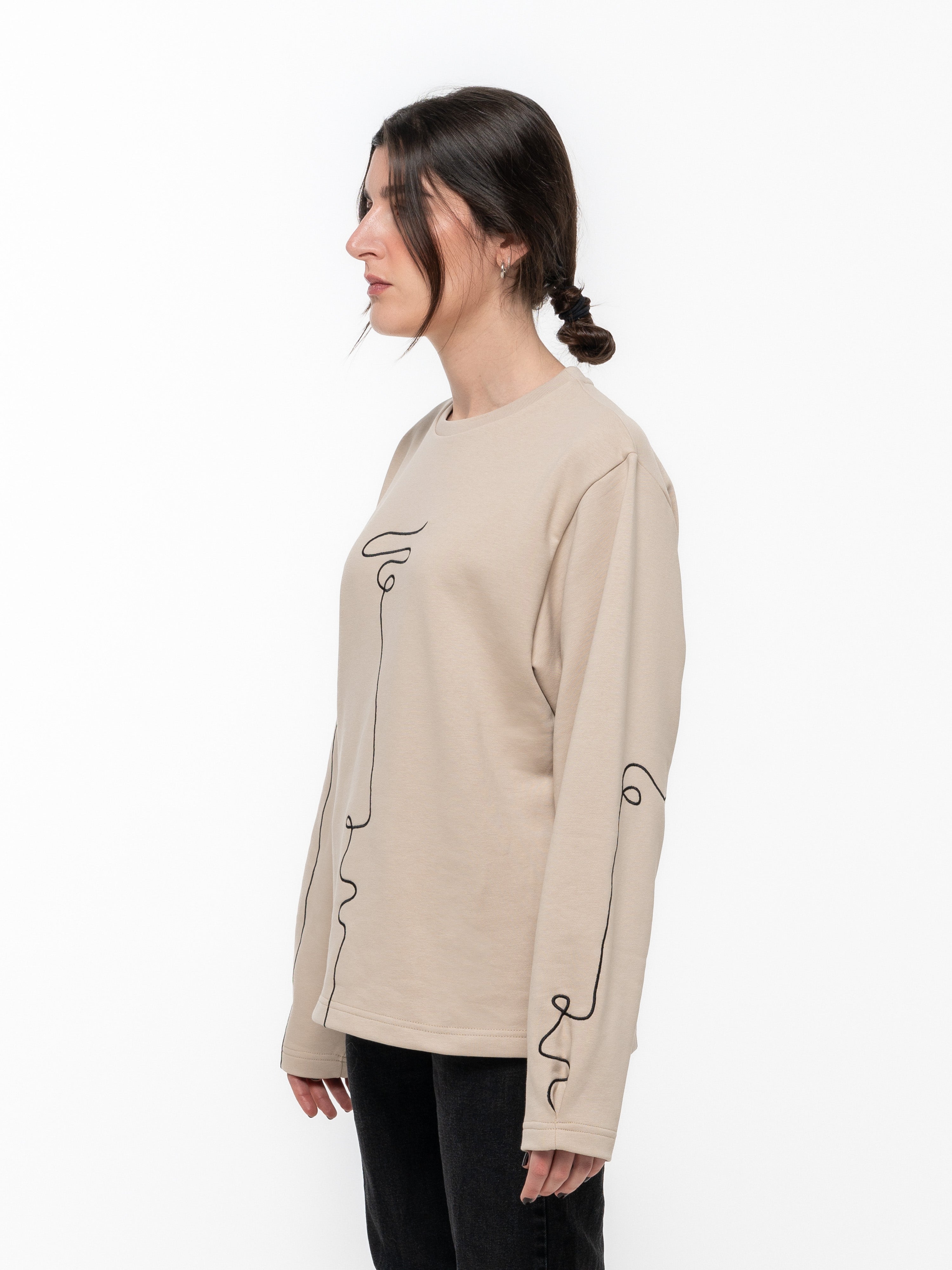 Signature Sweatshirt - Beige - 2