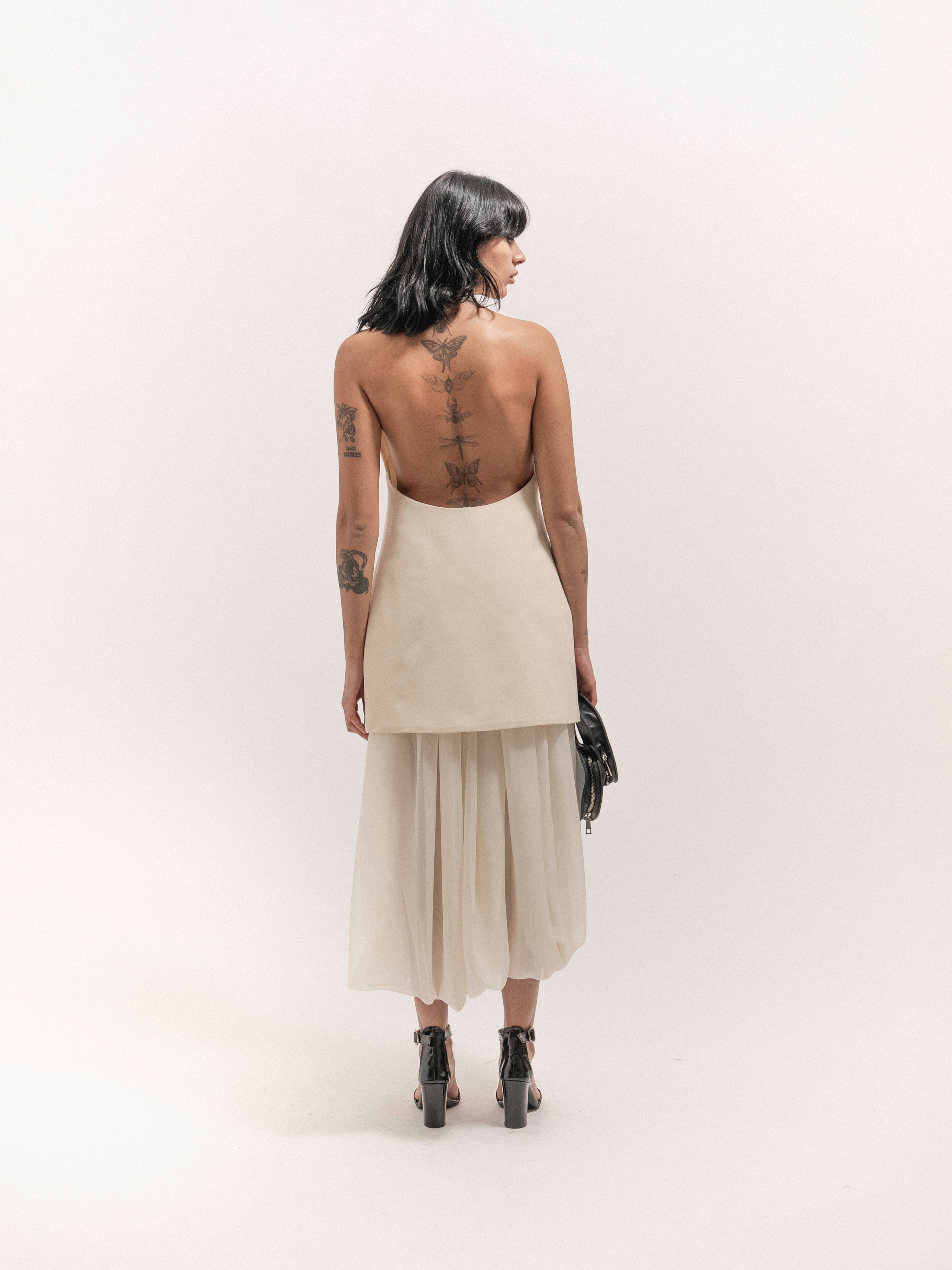 Canoodle Dress - Off White - 3