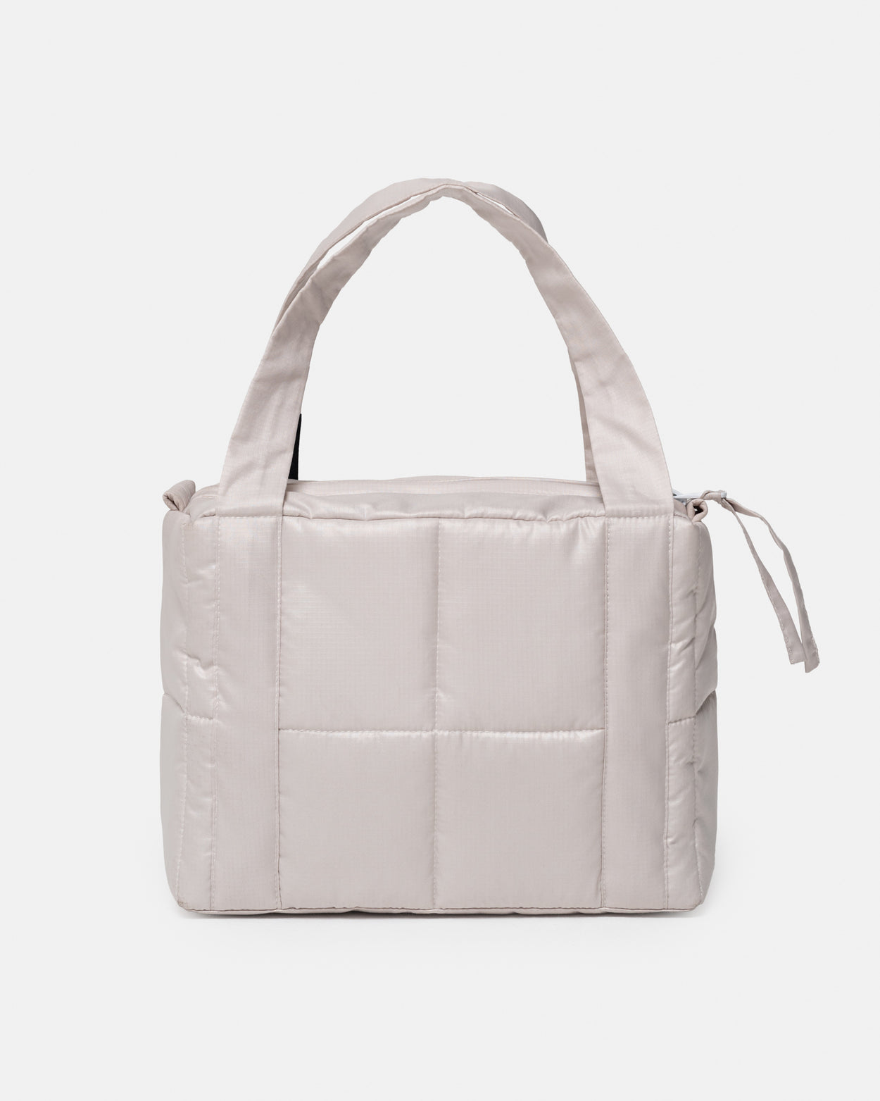 Cream Mini Puffer Bag