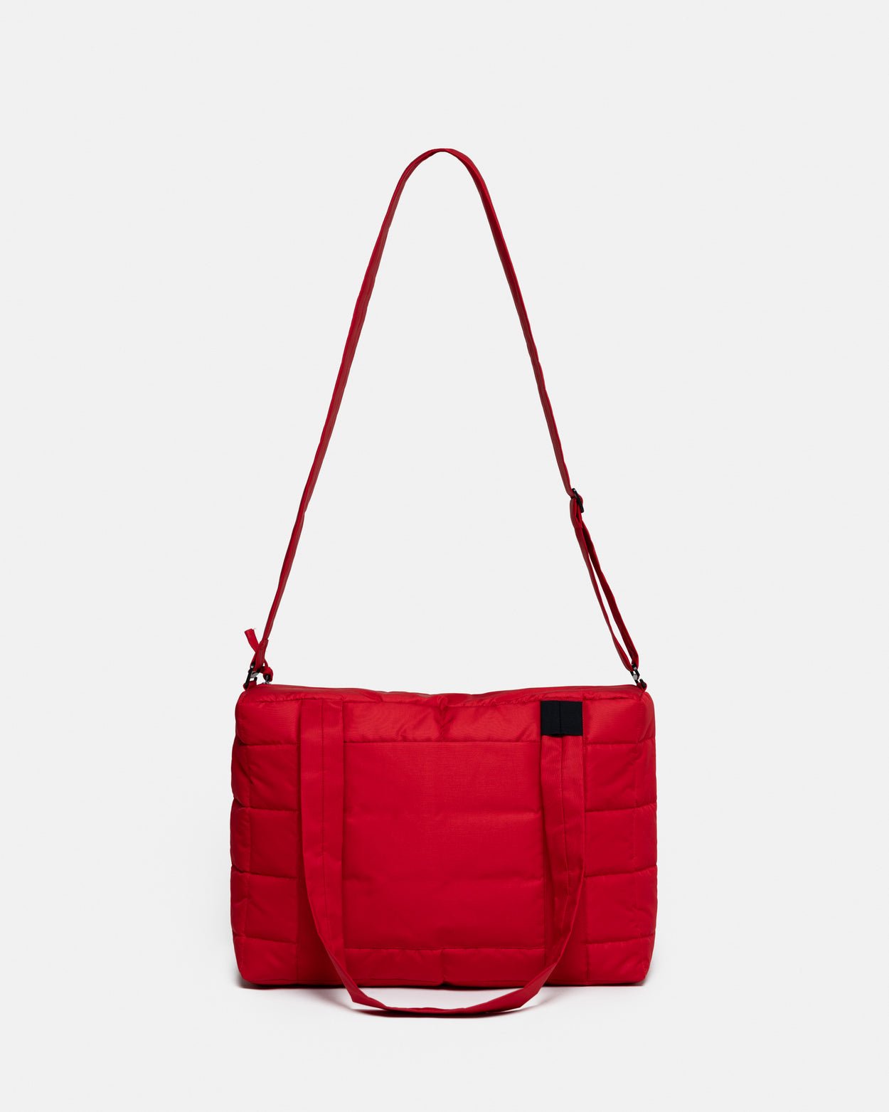 Deep Red midi puffer bag