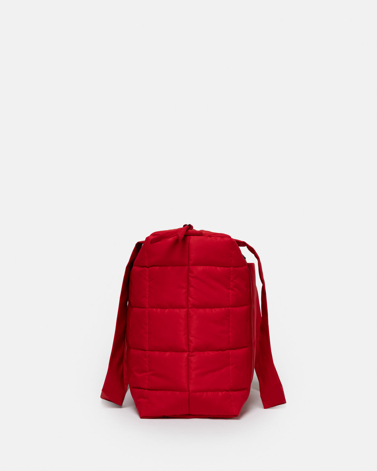 Deep Red midi puffer bag