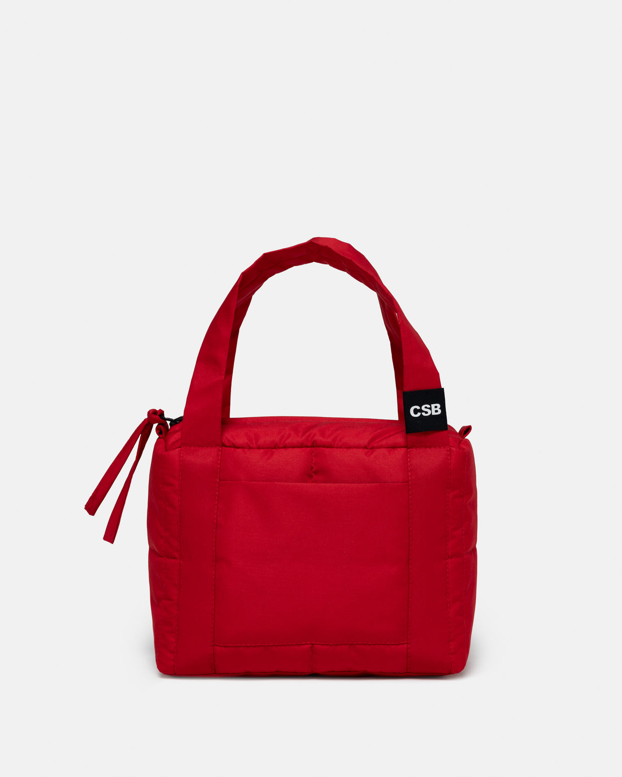 Deep Red mini puffer bag