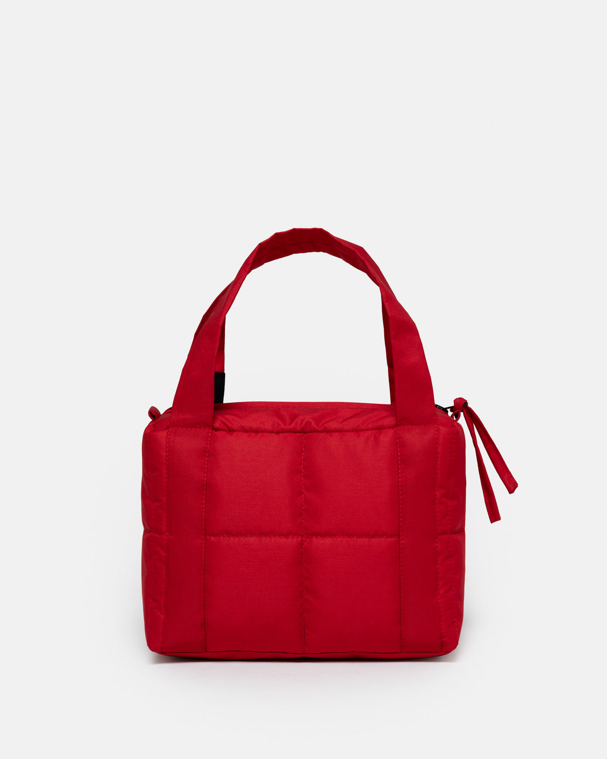 Deep Red mini puffer bag