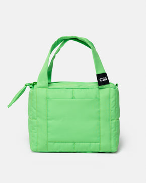 Neon Green Mini Puffer Bag