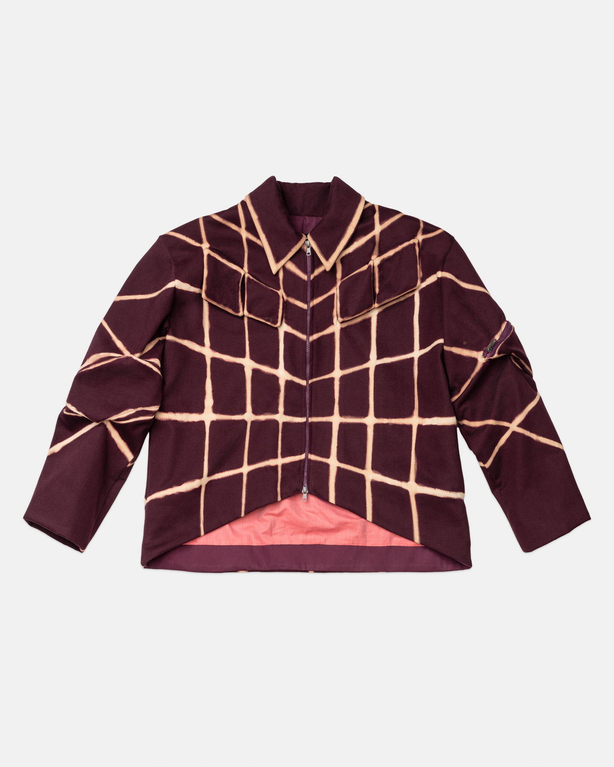 Grid perspective jacket