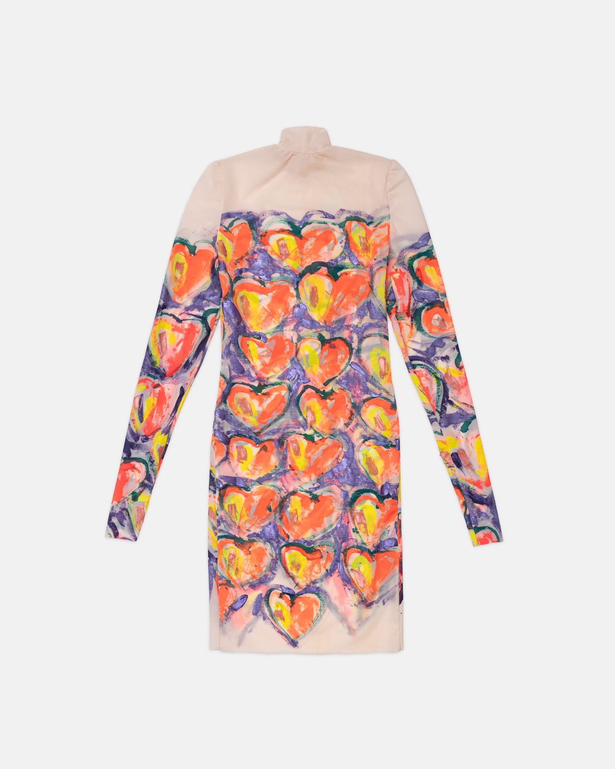 HEART PRINTED DRESS