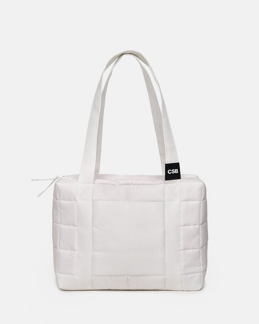 Off-White Midi Puffer Bag