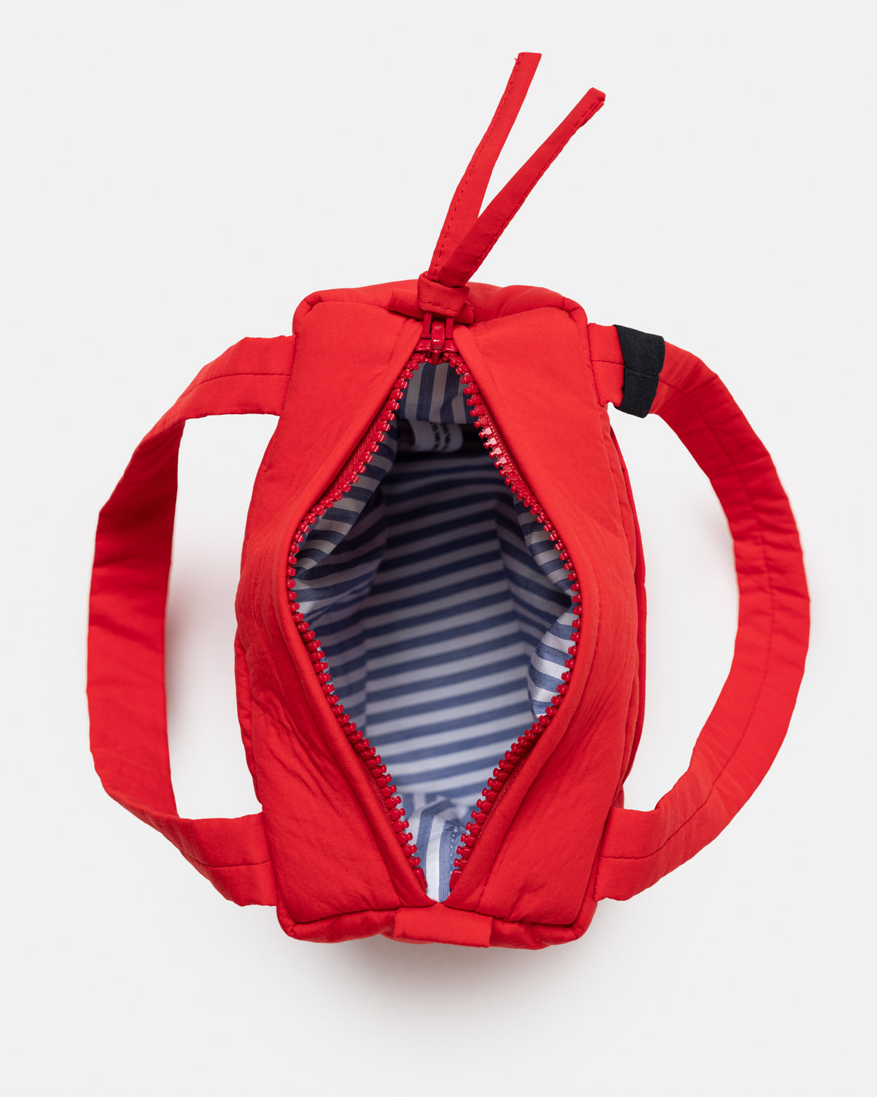 Bright Red Mini Puffer Bag