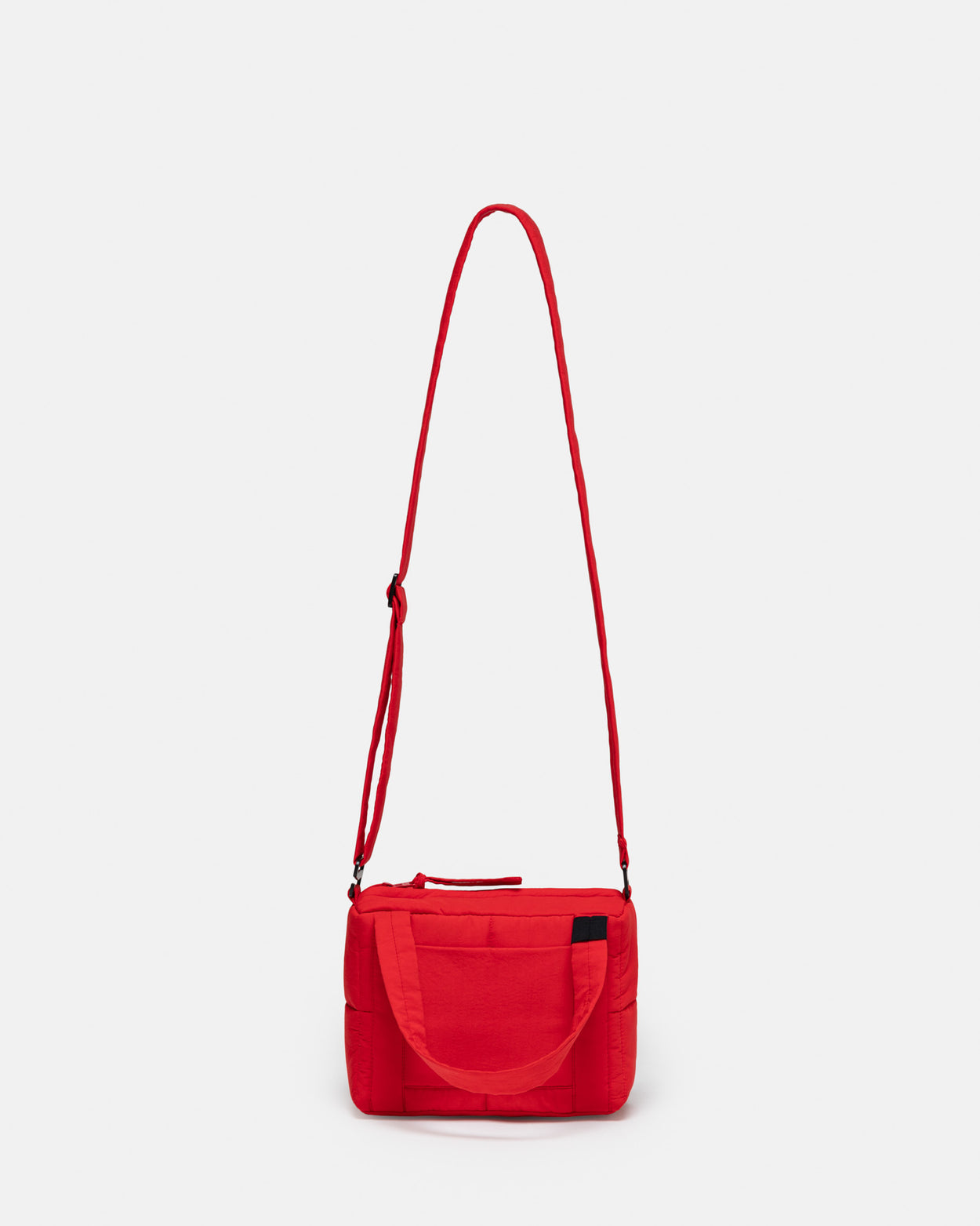 Bright Red Mini Puffer Bag