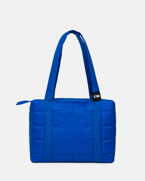 Royal Blue Midi Puffer Bag