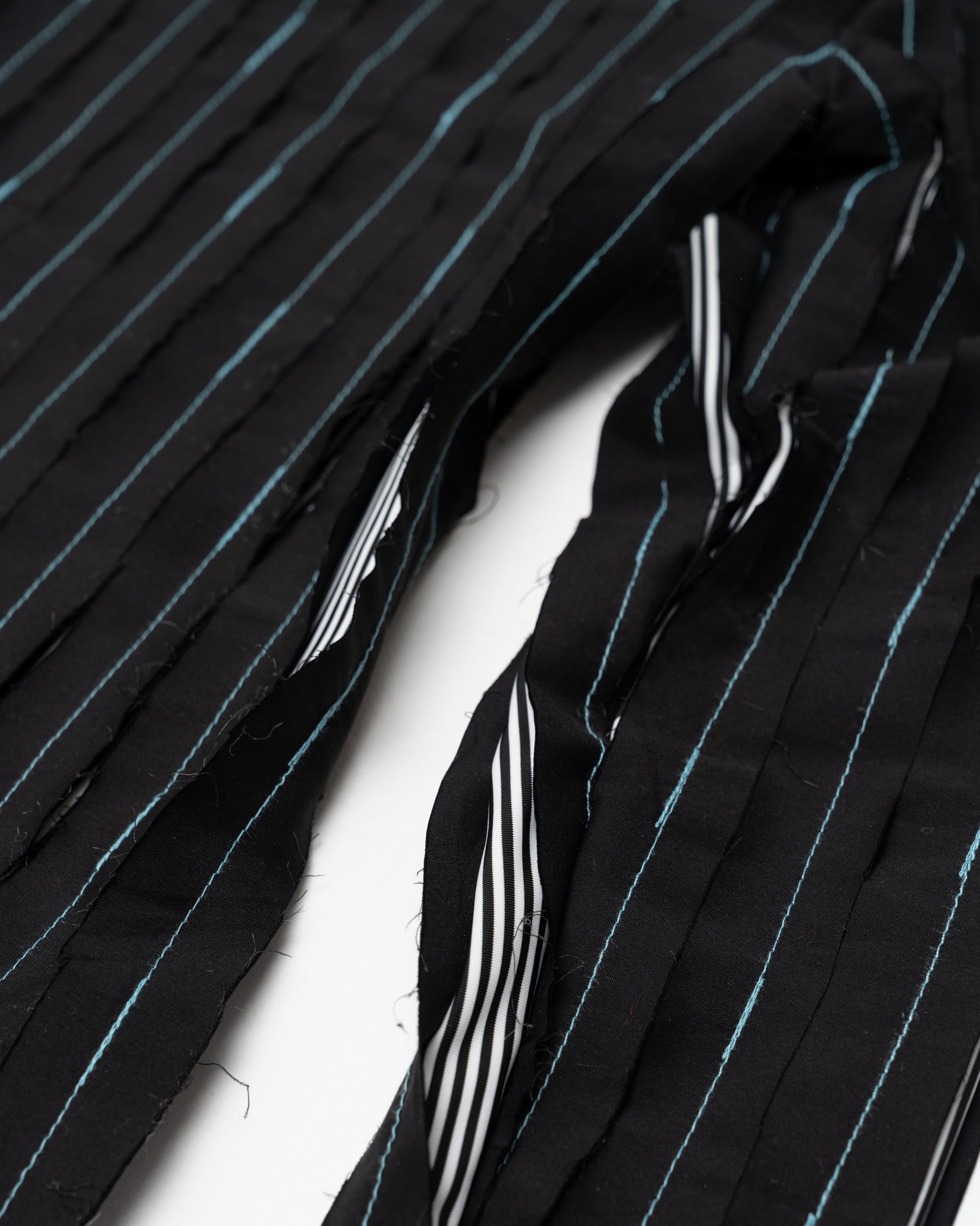 The Shredded TurtleNeck Top - Black - 3