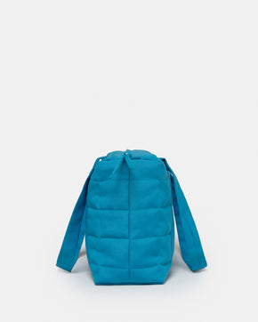 Turquoise midi puffer bag