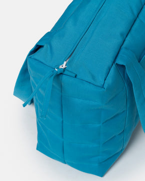 Turquoise midi puffer bag