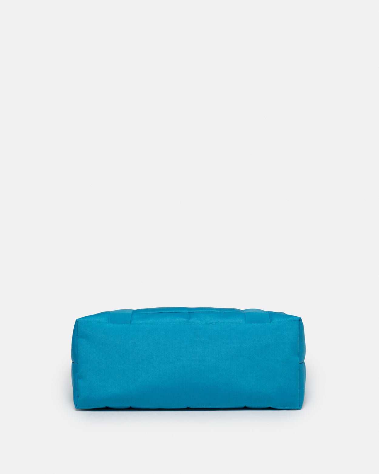 Turquoise midi puffer bag