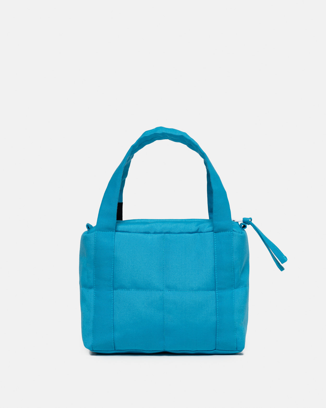 Turquoise mini puffer bag