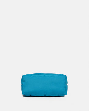 Turquoise mini puffer bag