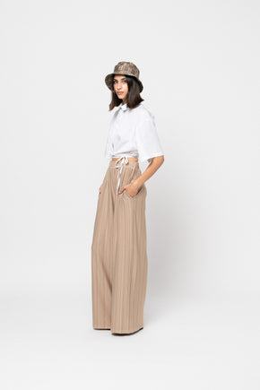 The Beige Flowy Pants