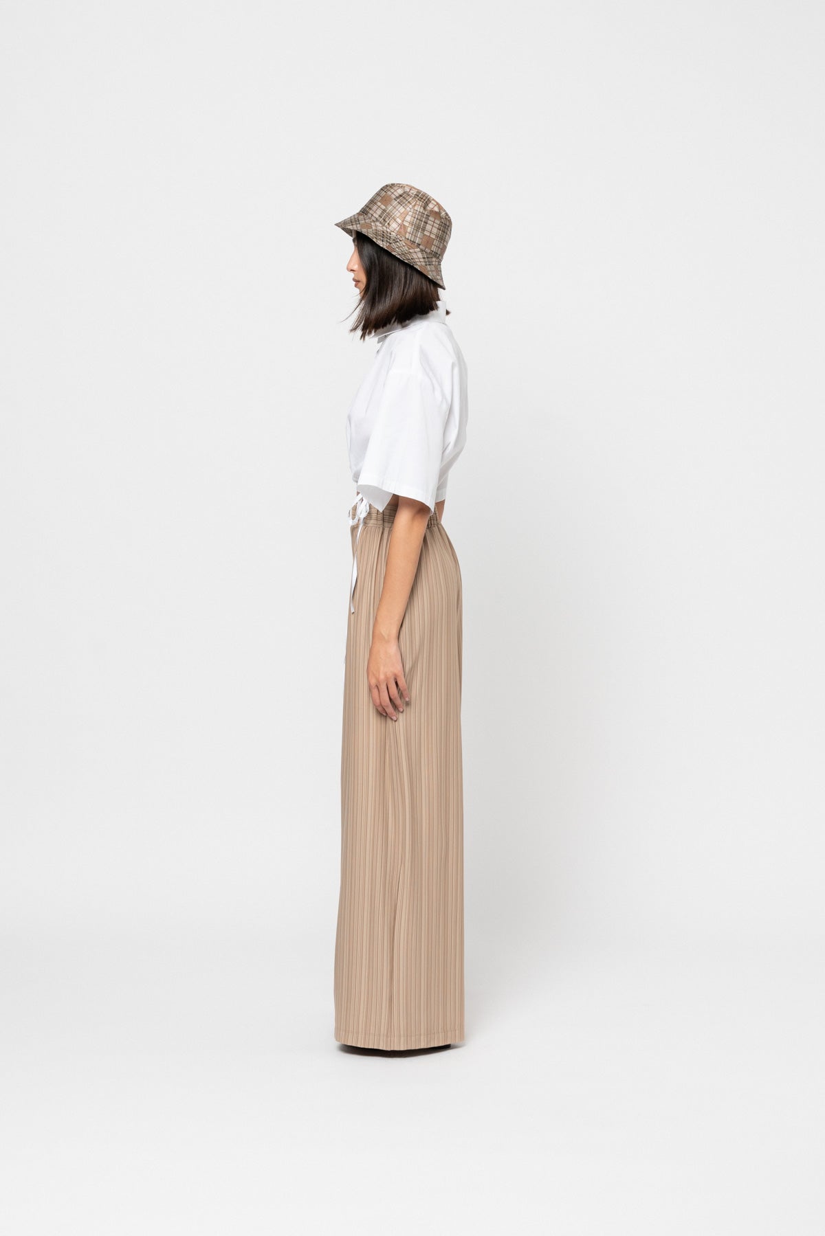 The Beige Flowy Pants