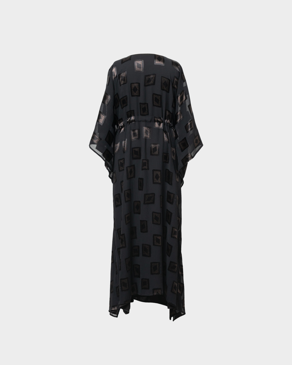 Black square Butterfly dress