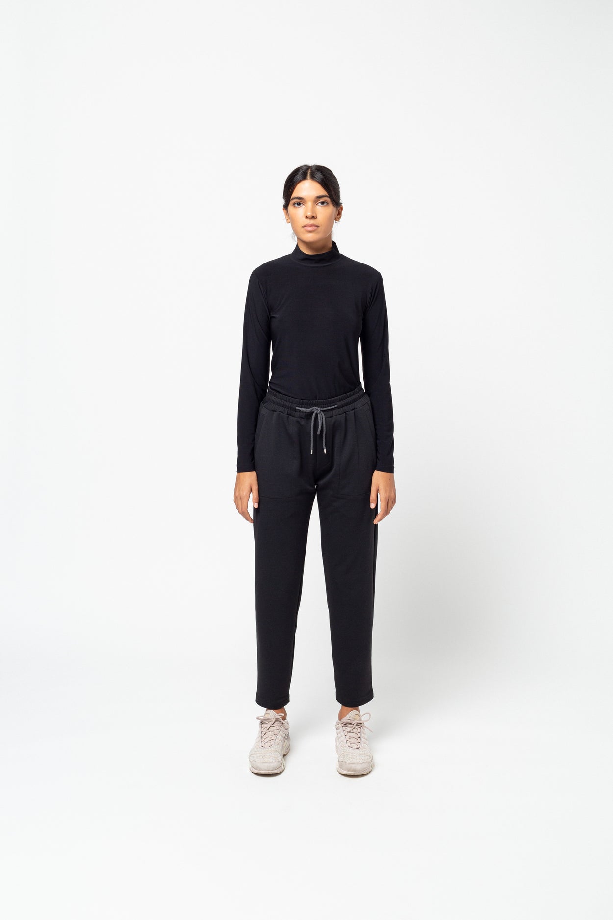 Black Turtle Neck top