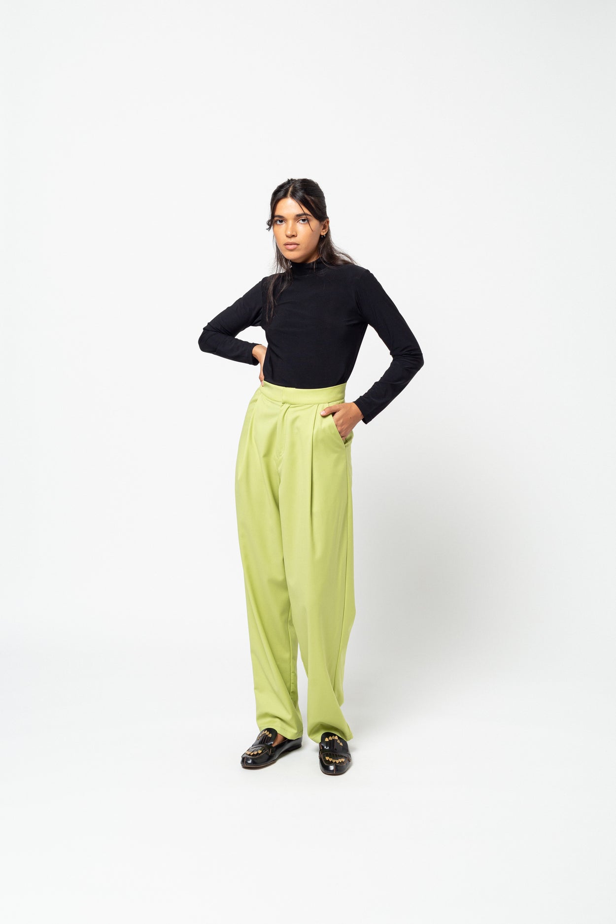 The Loose Lime Pant