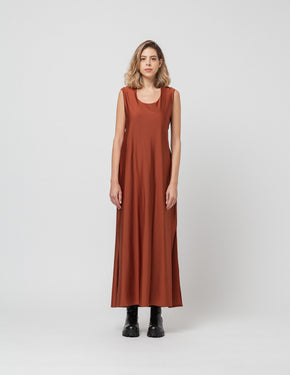 Brick Crossback Dress