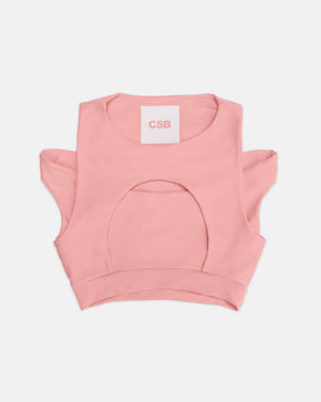 The Bubblegum Peek a Boo Crop Top