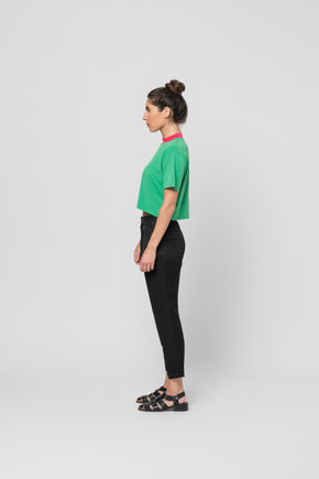 The Green Cropped T