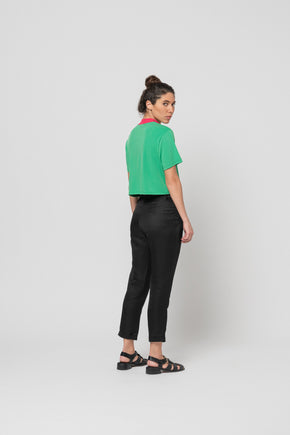 The Green Cropped T