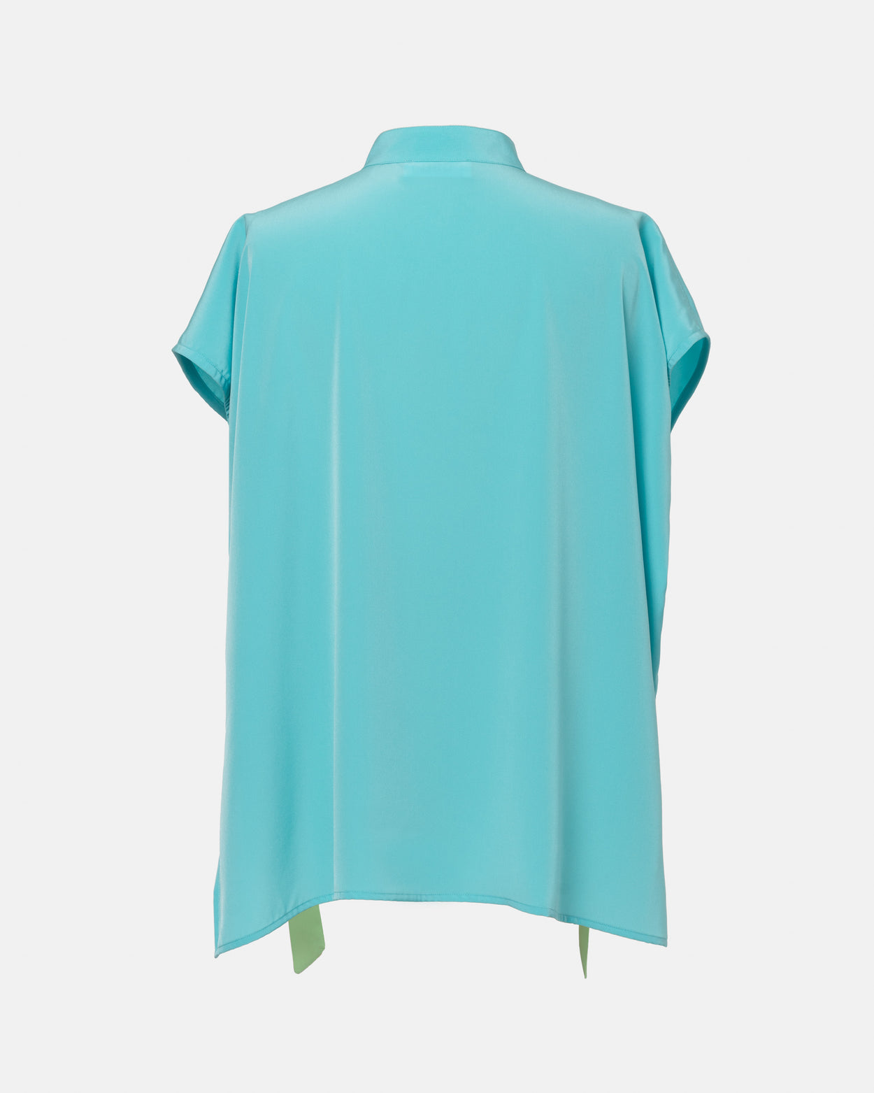 The Cyan Drawstring Shirt