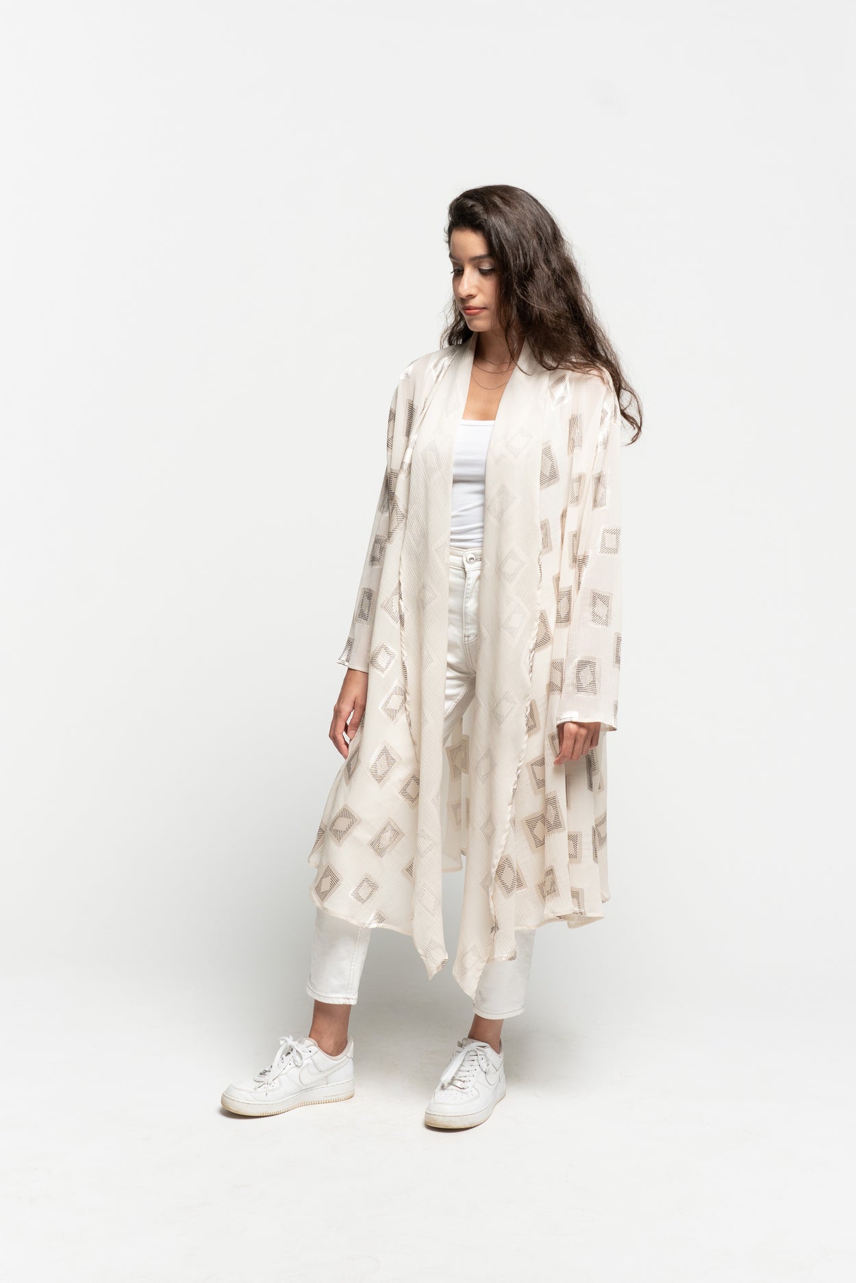 White Drape Cape