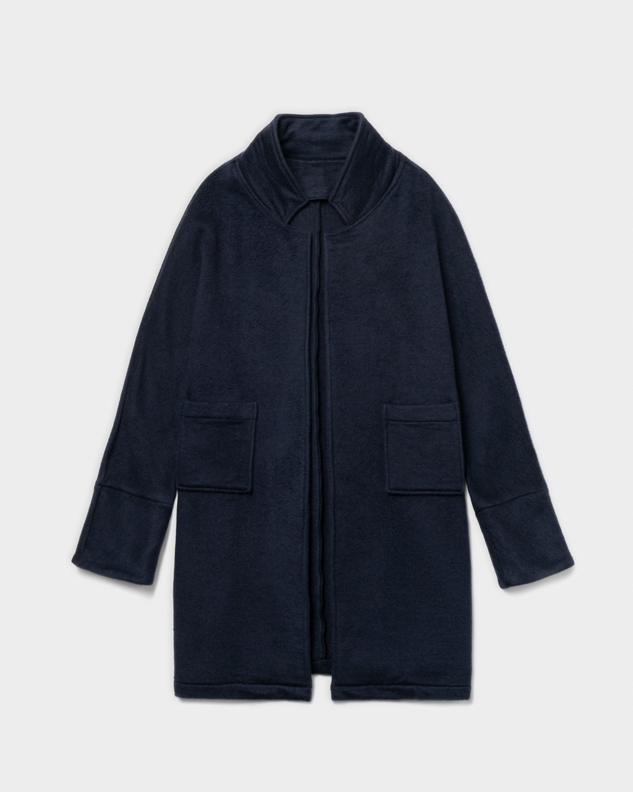 Navy Heavy Cashmere Coat