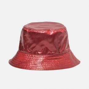 Red Nylon Bucket Hat