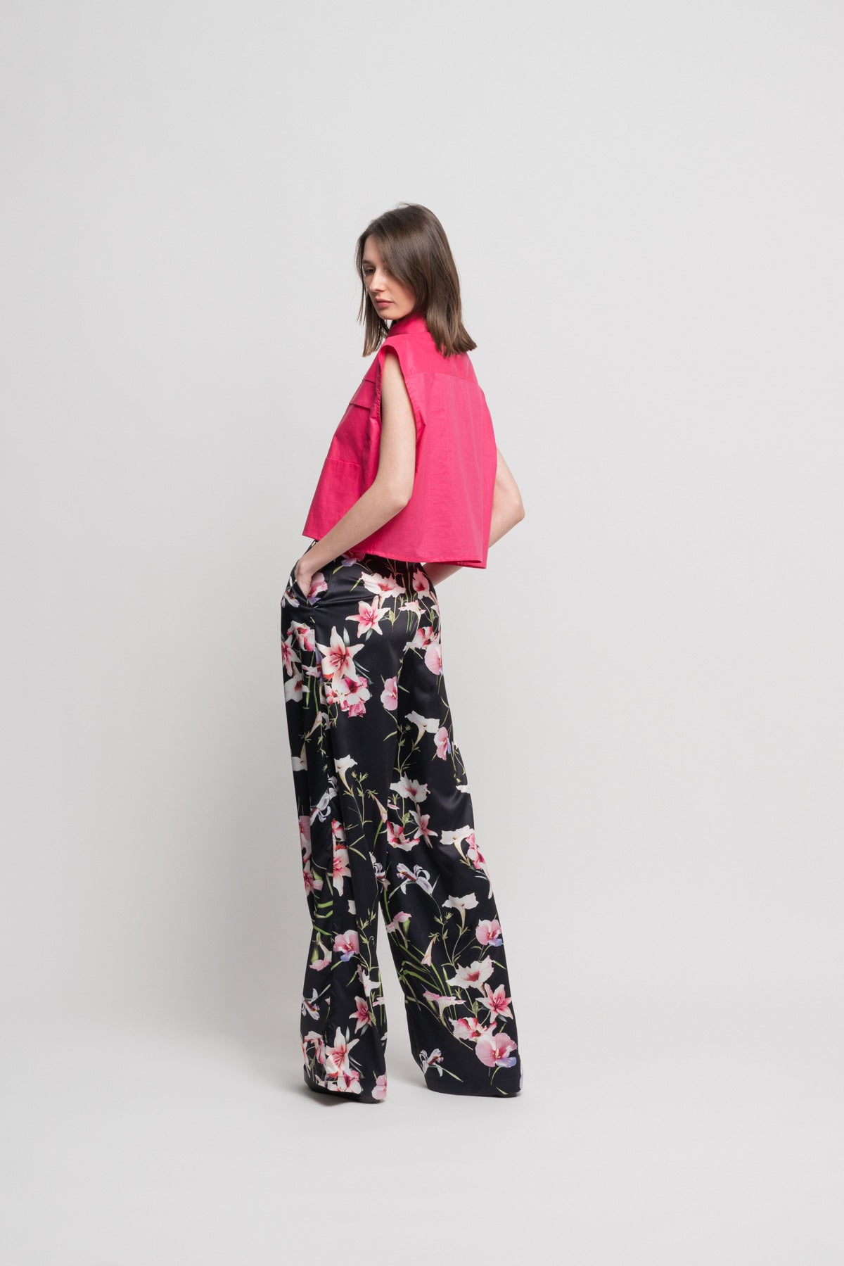 Flower Power Tailored Pants