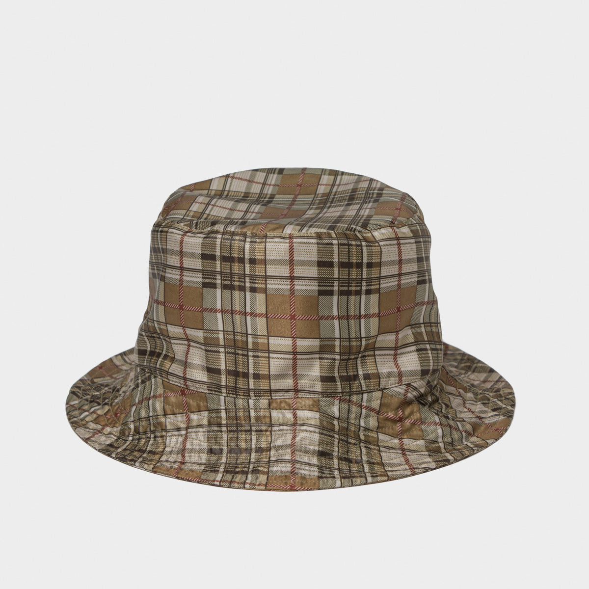 Gold Checkered Bucket Hat