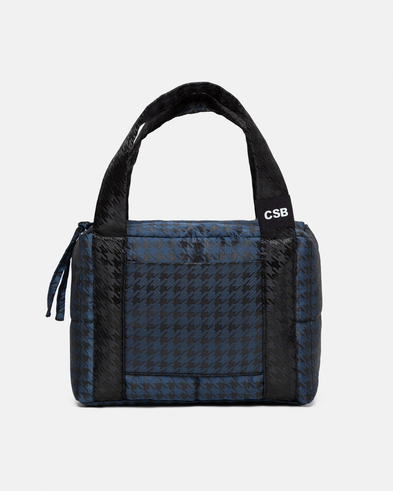 Houndstooth Mini Puffer Bag