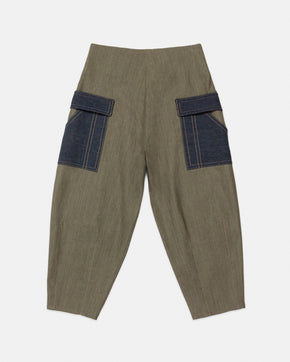 The Twotone Peg-Leg Trousers