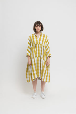 Lemon Ruffle Dress