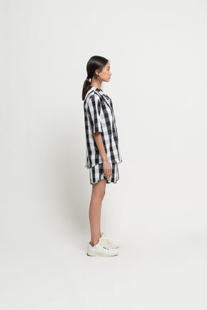 Monochrome Pyjama Shirt